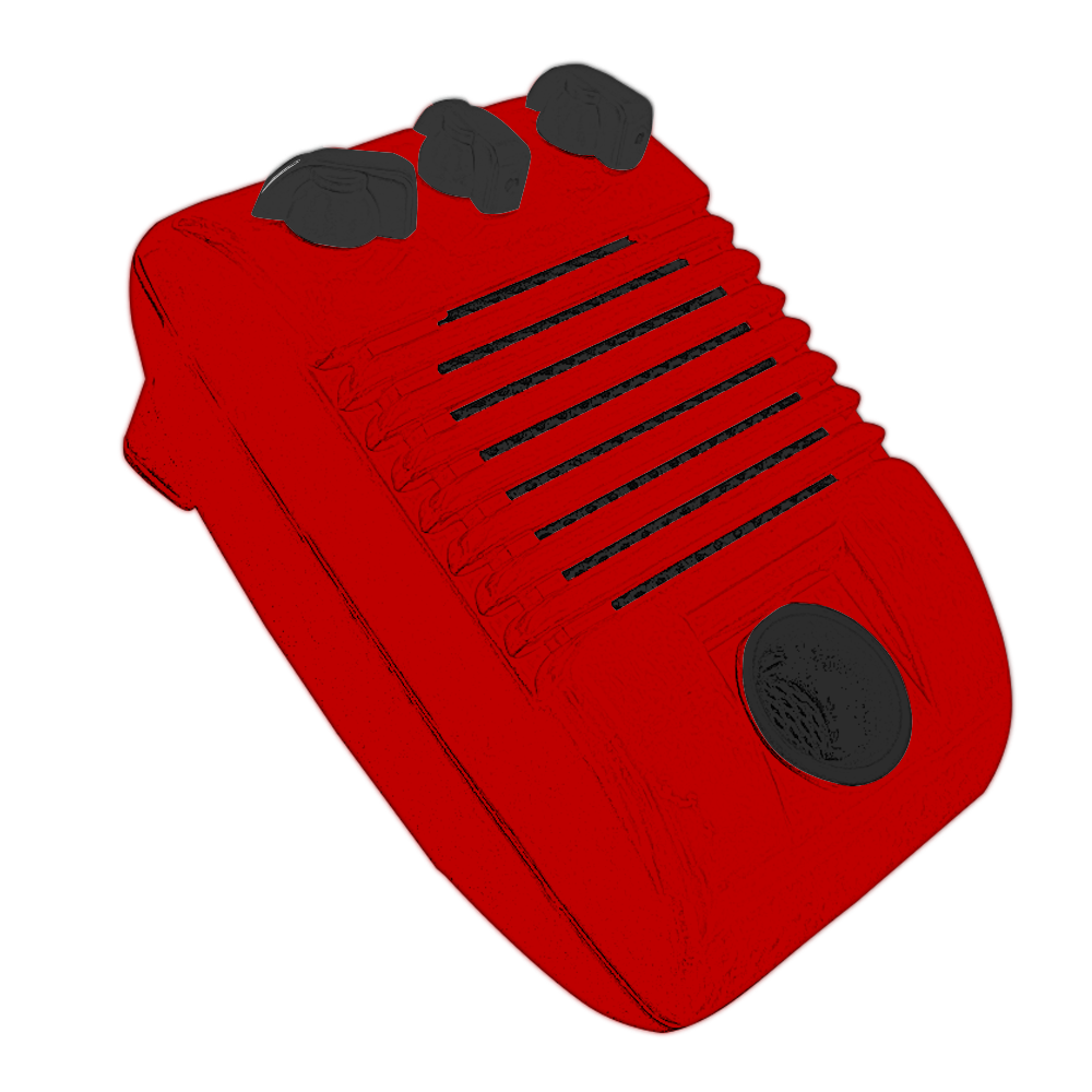 Drive In Amplifier for Guitar (WAGON RED)