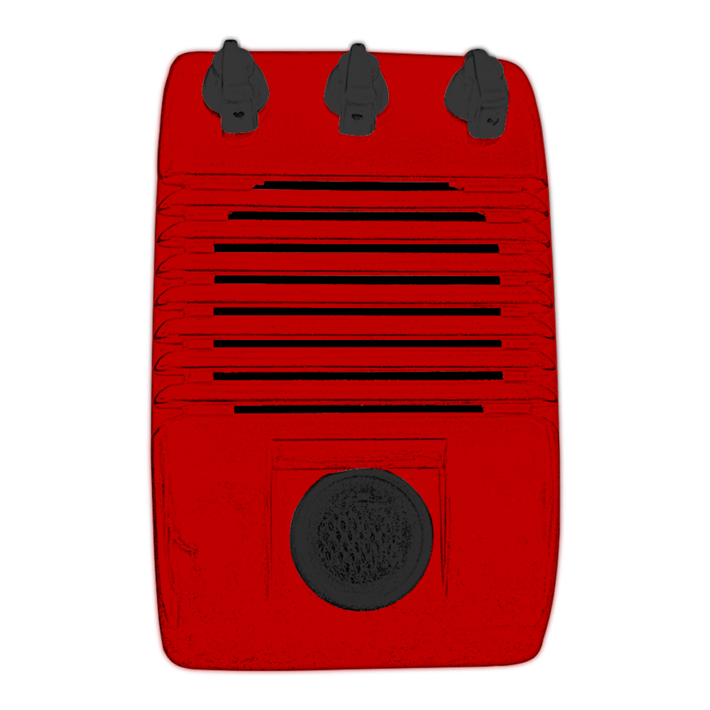 Drive In Amplifier for Guitar (WAGON RED)
