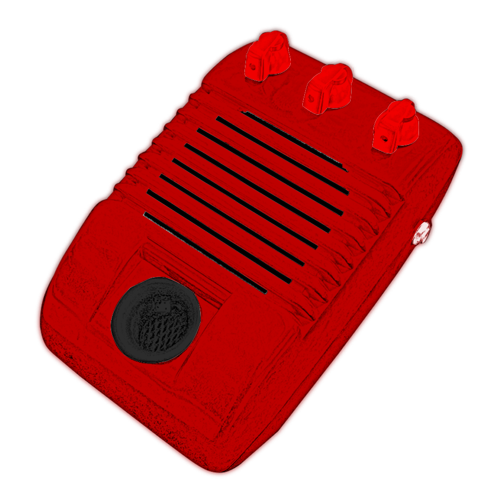 Drive In Amplifier for Guitar (WAGON RED)