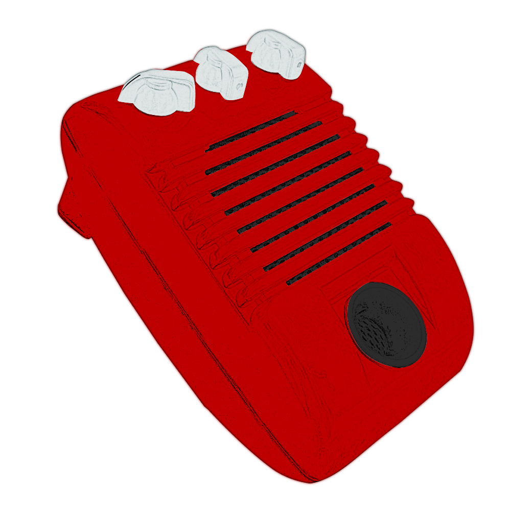Drive In Amplifier for Guitar (WAGON RED)