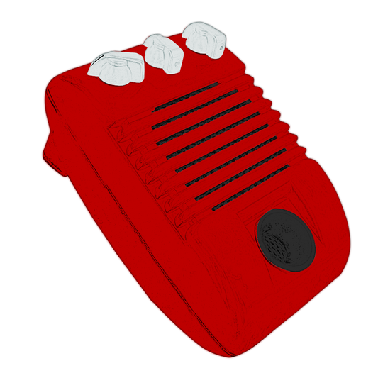 Drive In Amplifier for Guitar (WAGON RED)