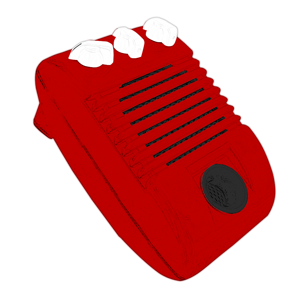 Drive In Amplifier for Guitar (WAGON RED)