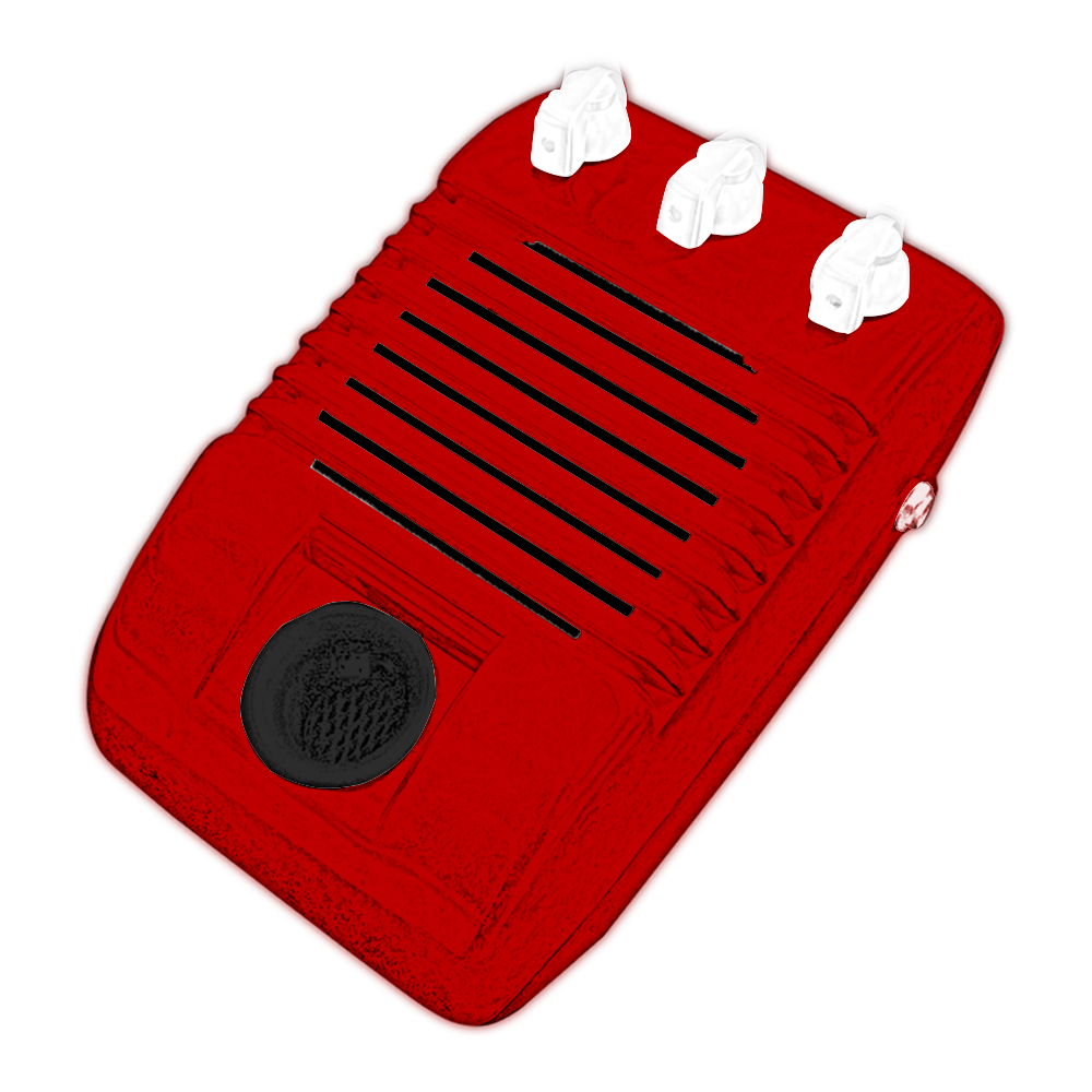 Drive In Amplifier for Guitar (WAGON RED)