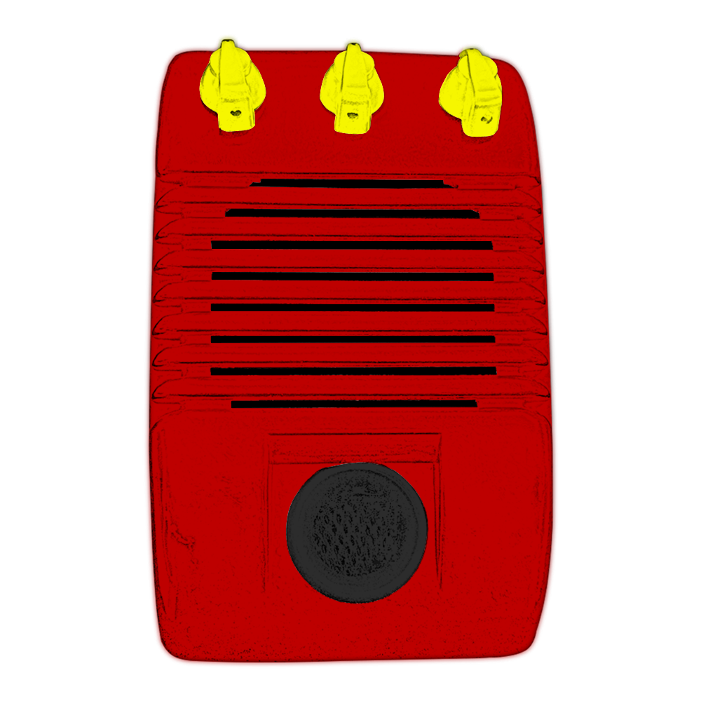 Drive In Amplifier for Guitar (WAGON RED)