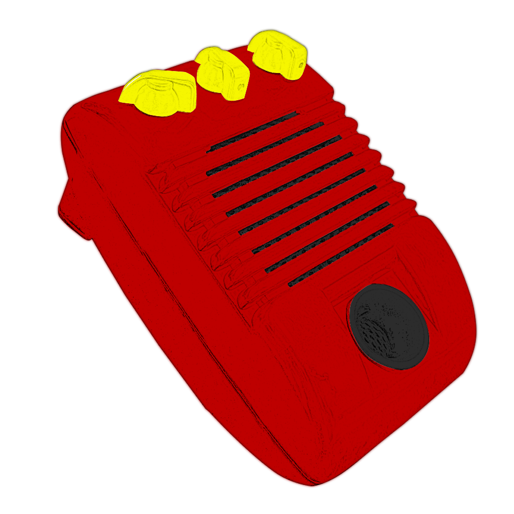 Drive In Amplifier for Guitar (WAGON RED)