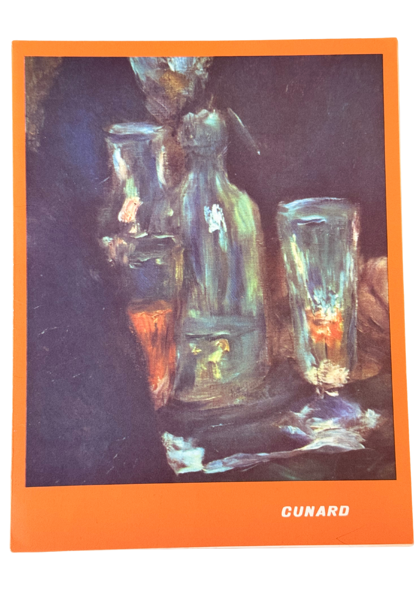 Vintage Menu: Cunard Cruise Lines - Auguste Renoir - R.M.S. Queen Mary - April 14th, 1967