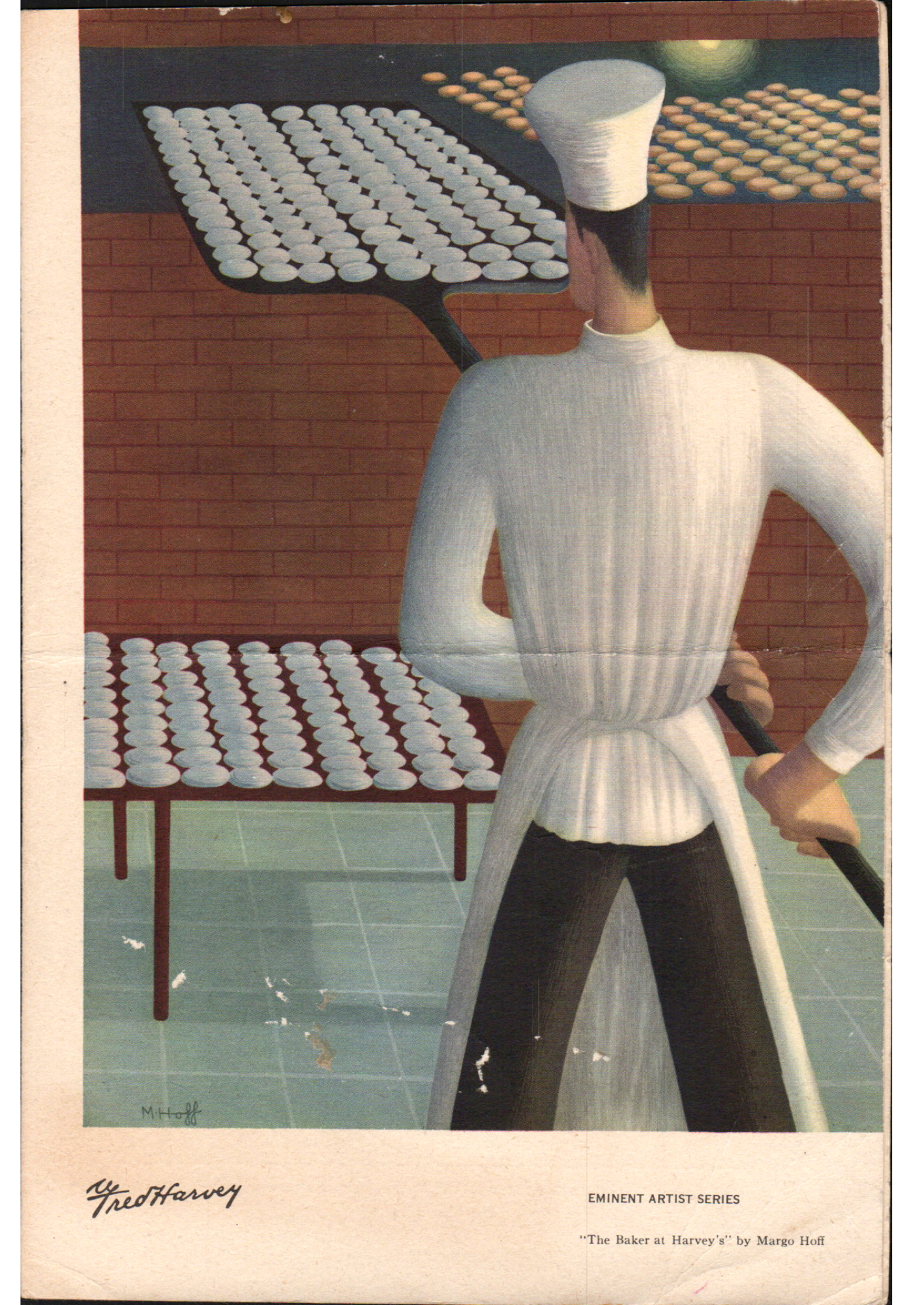Vintage Menu: Fred Harvey - El Tovar - Margo Hoff - May 3rd, 1947