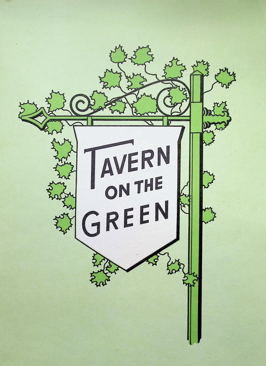 Menu #12–Tavern on the Green - Central Park, NYC - Thursday, July 26, 1962